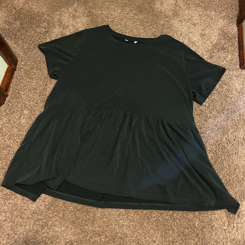 Black Baby Doll Top